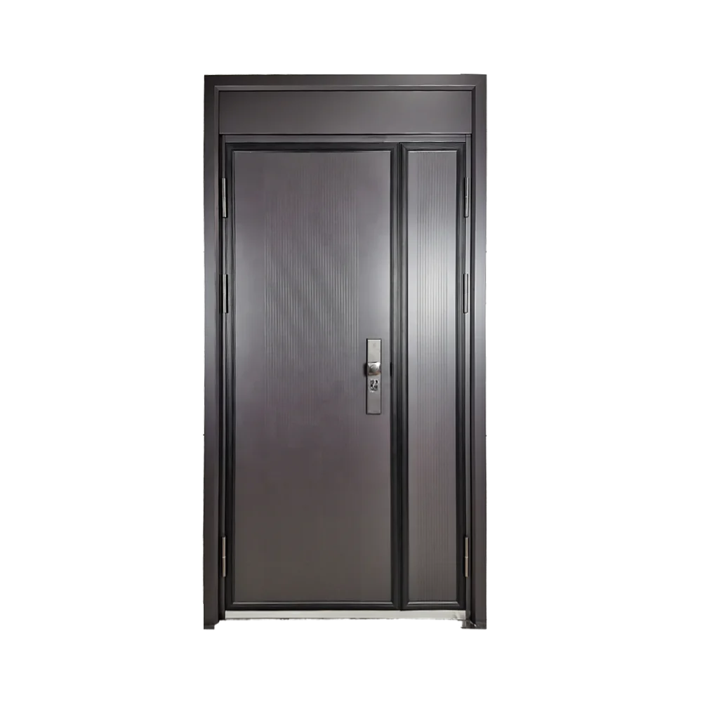 2025 House Exterior Front Entry Door Design Other Interior Aluminum Pivot Security Steel Doors for House with smart lock