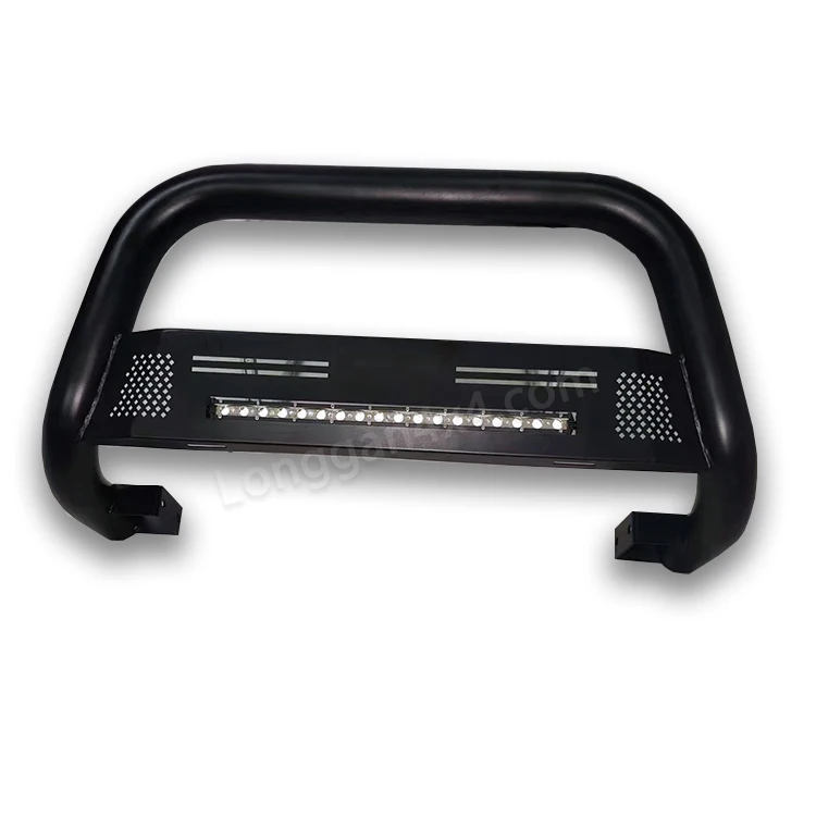 Stainless Steel Bull Bar Nudg Bar Hilux Np300 Front Nudge Bar With Led For Navara Toyota Hiace