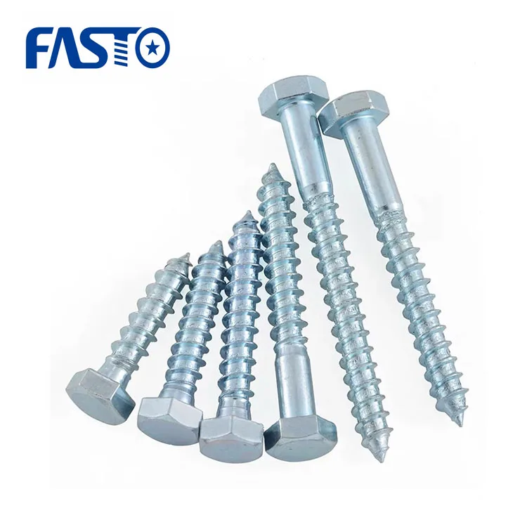 Customized Factory Supply Wood Construction Screw For Furniture DIN 571 Wood Screw Fasteners