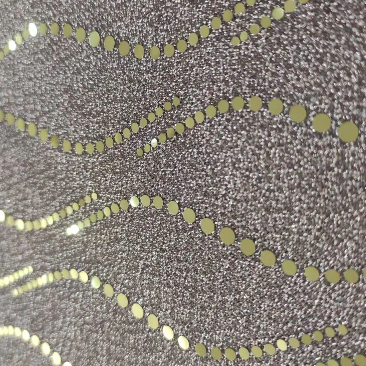 Shiny Glitter Reflective Gold Net Skirt Material 100% Recycled Polyester Knit Lurex Mesh Crepe Sequin Lace Fabric