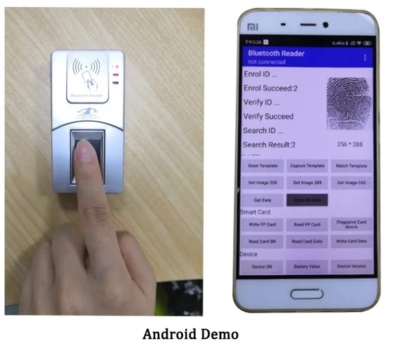 HF7000 HFSecurity Huifan Tech Free SDK Iphone Android USB новый дизайн онлайн сканер отпечатков пальцев по отличной цене