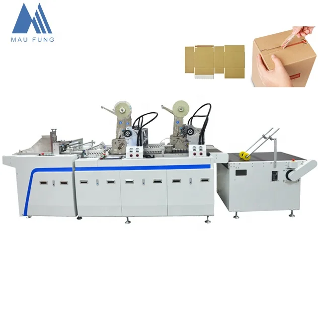 MF-ATM900 Double Side Tape Applicator Machine, High Quality Double Sided Adhesive Tape Application Machine for Express Bag
