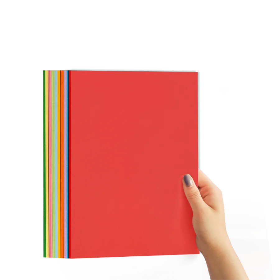 100 Sheets 80Gsm Double Side A4 Color Origami Paper Custom Size Square Colorful Paper for Office Printer or Diy Crafts Paper