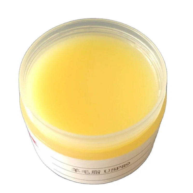 Hot Selling Water-Soluble / Oil-Soluble Anhydrous Lanolin USP Grade CAS 8006-54-0