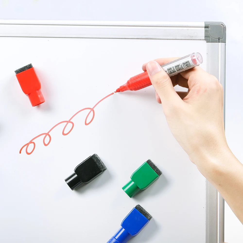 Gxin G-201F Wholesale writing smoothly Non Toxic Refillable quick drying White board marker pen with board eraser