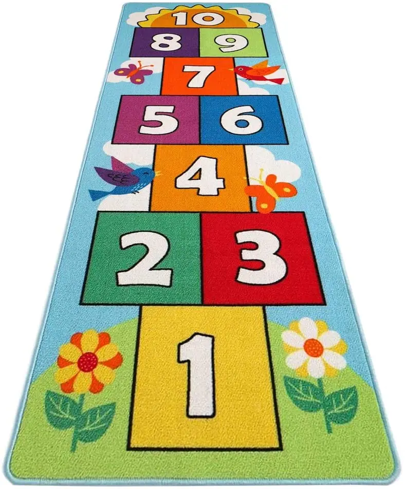 Custom Printed Children Baby Play Floor Playing Mat Carpet Kids Rugs
