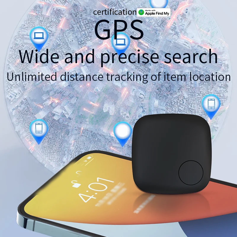 Customized logo Smart GPS Tracker Mfi Finder Appling Pets Location Dog GPS Trackers For Airtags Iphone Ipad Macbook