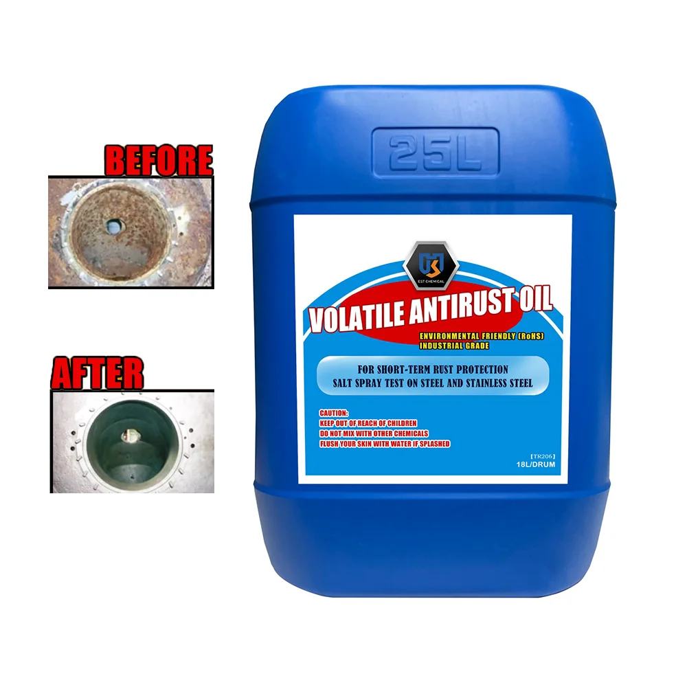 Fast effect anti corrosion agent rust preventive oil for iron stainless steel