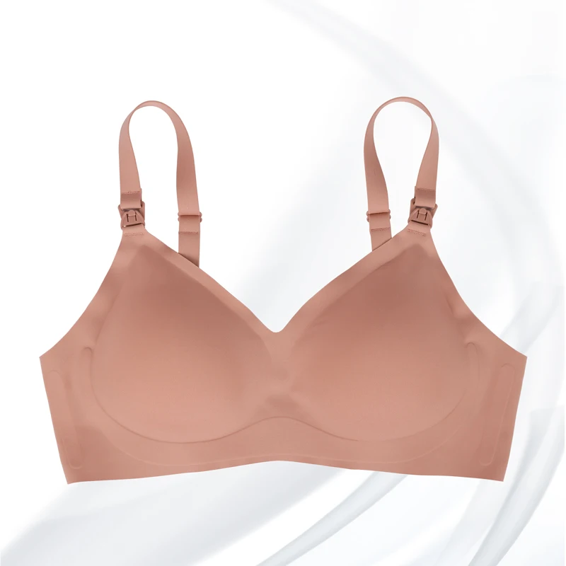 Good Quality Wireless Front Open Breastfeeding Maternity Nursing Bras Seamless Maternity Bralette Jelly Bra Women Nursing Bra