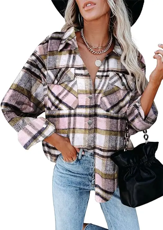 Women Corduroy Shirts Casual Long Sleeve Button Down Blouses Top ladies long sleeve blouses womens semi formal tops and blouses