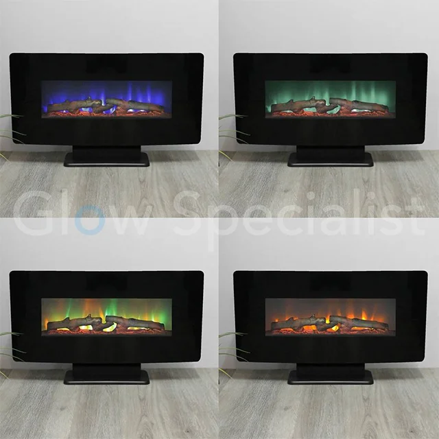 42 inch Fireplace Decorative wall mounted led energy efficient heat  Mirror electric fireplace for sale