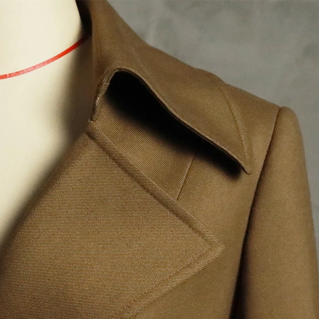 OEM Winter Wool Womens Overcoat Camel Lady Long Coat Trench Blend Clothes Ladies Oversize Jacket