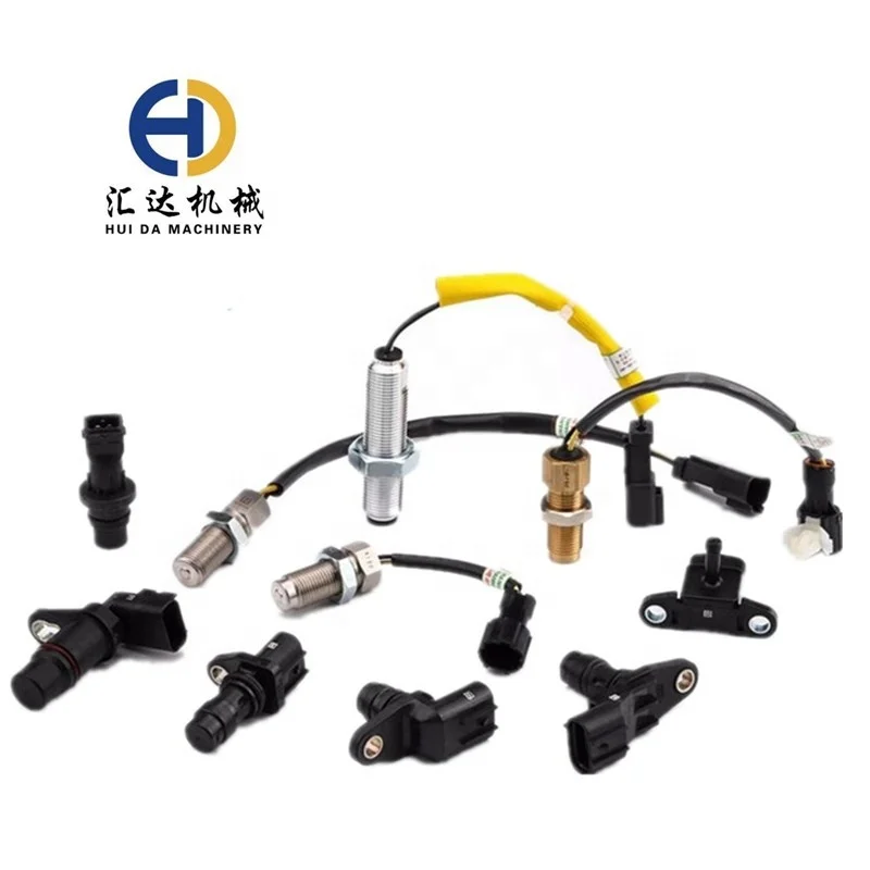 HUIDA SAA6D107E-1 Engine Parts Common Rail Sensor 6754-72-1211 PC200-8 PC240-8