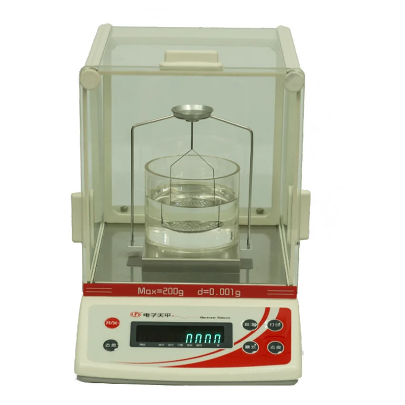 precision weighing scale 0.001g solid density balance laboratory electronic balance with electromagnetic sensor