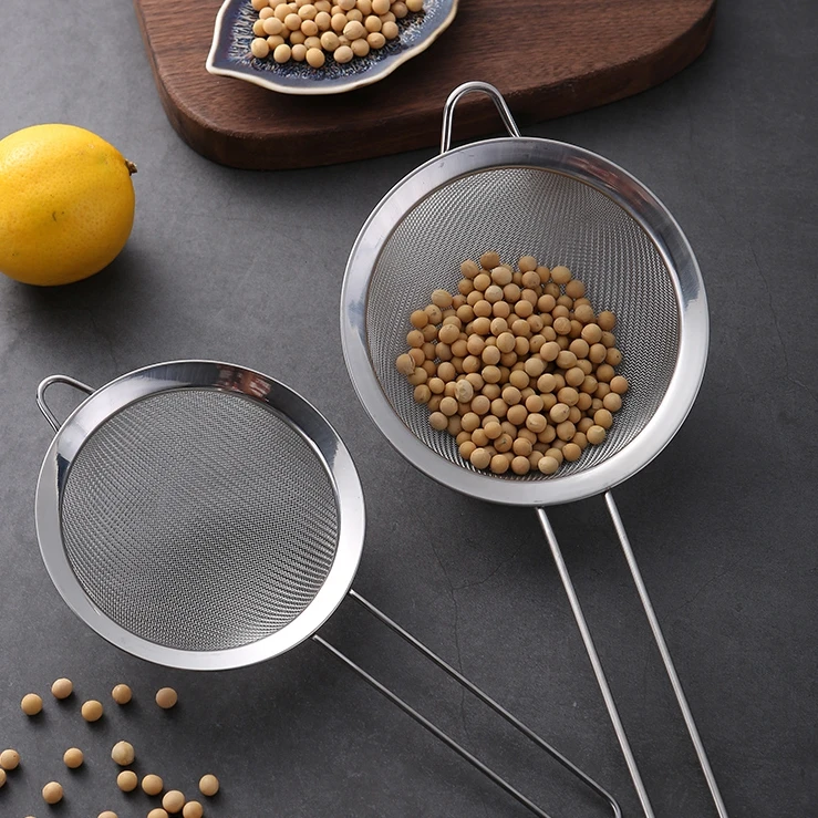 
Noodle Colander Stainless Steel Mesh Strainer Spoon Frying Strainer Stainless Steel Fine Mesh Cookware Oil Skimmer 