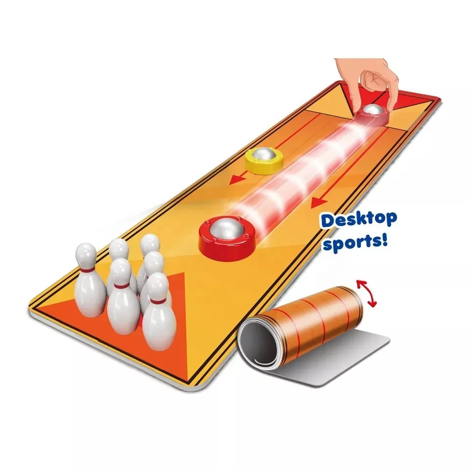 Kids educational toy indoor sports interactive aircraft golf curling custom board games