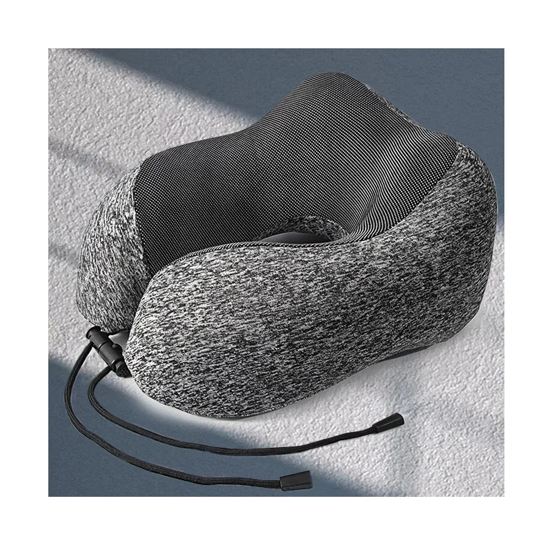 Hooded Neck Pillow for Airplane Sleeping-Head Support Portable Adjustable Neck Pillow for Car