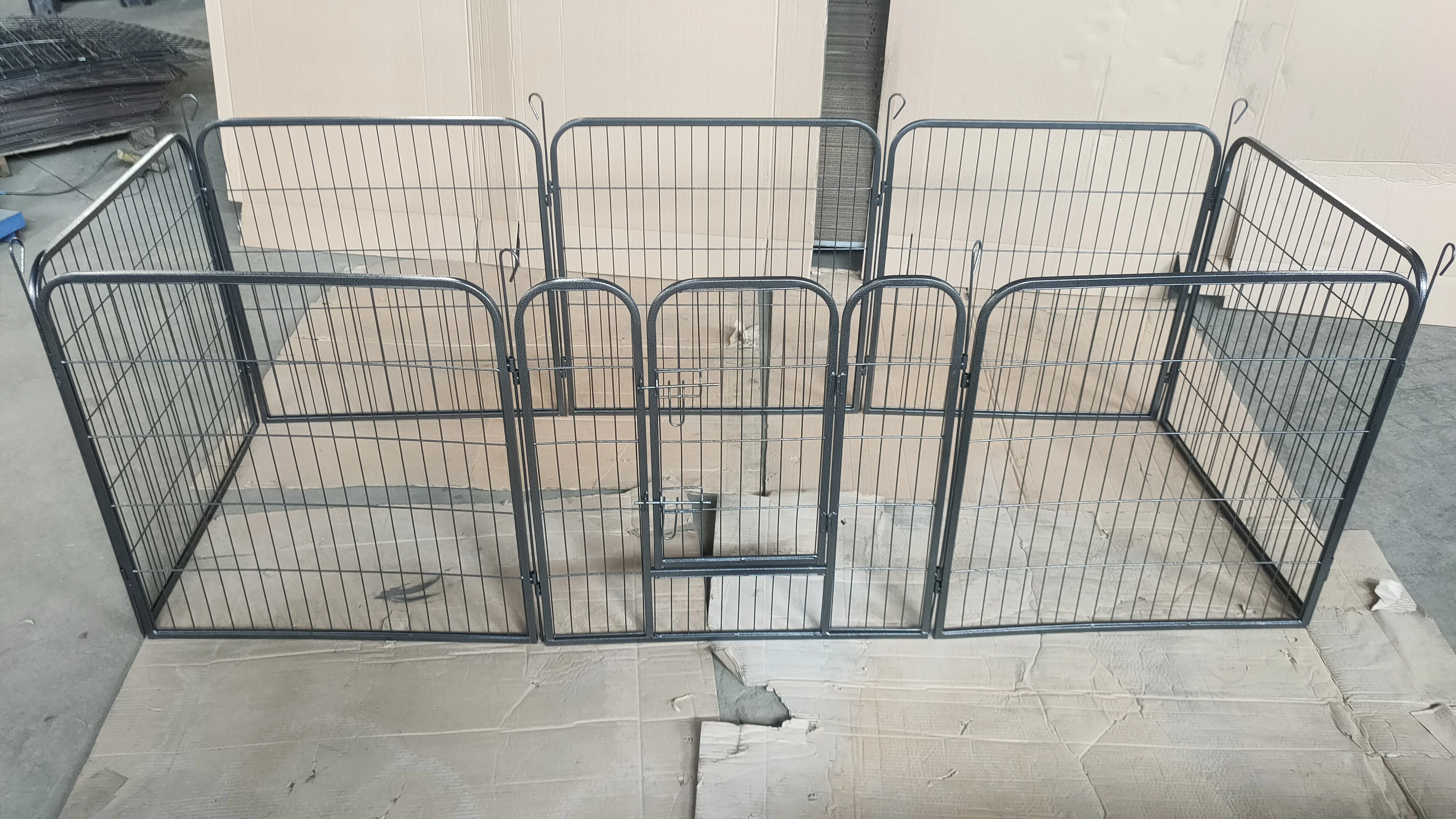 Heavy Duty Metal Dog Playpen Pet Pen Rabbit Fence for Puppy Cat Duck