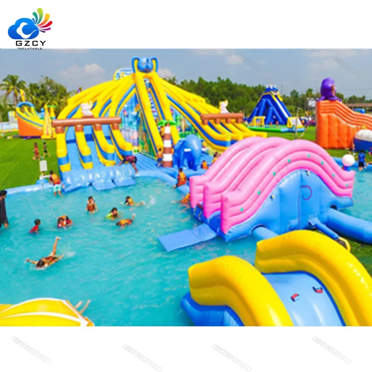 Jungle giant water slide commercial inflatable water slide commercial inflatable water slides with pool
