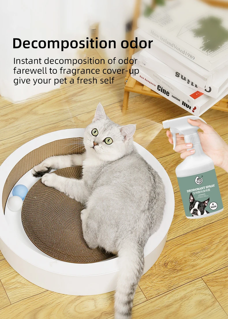 Pet Spray Deodorant Safety Scented Dogs and Cats Body Perfume Spray Natural Fresh Scent Deodorant Perfume Remove Odor