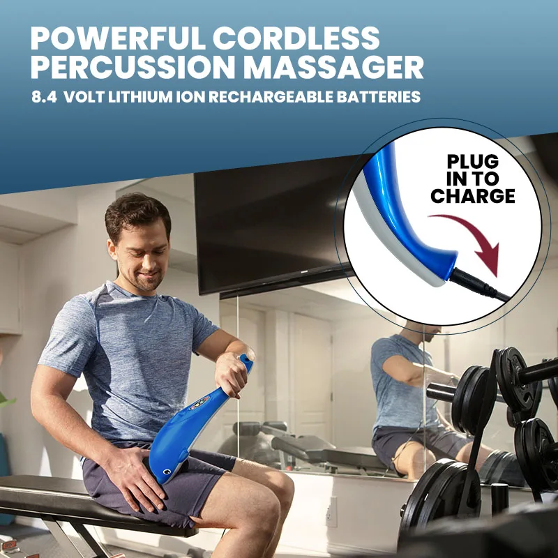 Hand Held Vibration Wireless back pain relief Relax Massager Body Massager Hammer Massage Stick