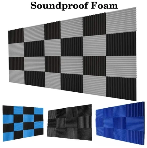 Polyester acoustic foam panels soundproof wall panel