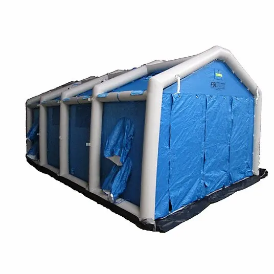 new Airtight PVC emergency first aid medical rescue disaster relief inflatable construction decontamination tent for hospital
