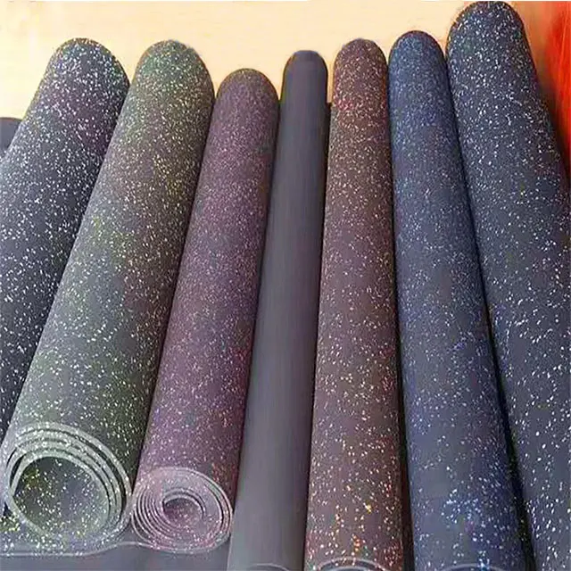 High quality sbr epdm gym mats rubber home gym rubber floor mats roll gym flooring wholesale