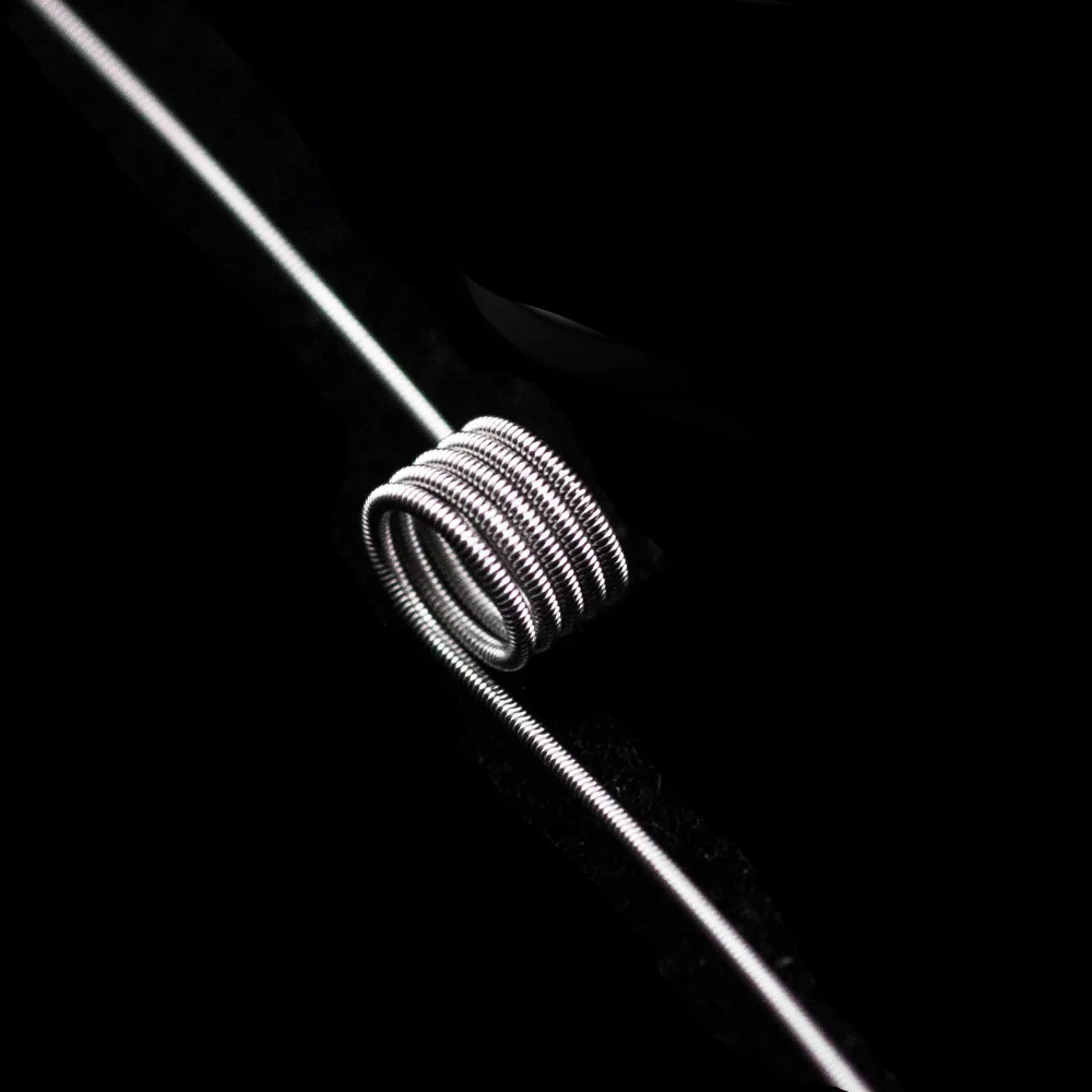 NK новая готовая катушка MTL clapton coil 30 + 38ga Ni80 проволока сопротивления Nichrome80 для rda rta