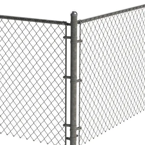 5 foot galvanized boundary wire mesh plastic coated chain link fence roll