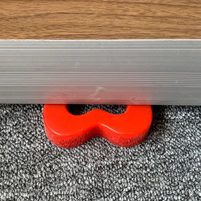 Силиконовая дверная пробка с красным сердцем, Детские ветрозащитные ворота, нижнее сопротивление, детский дверной ограничитель, безопасность для детского украшения