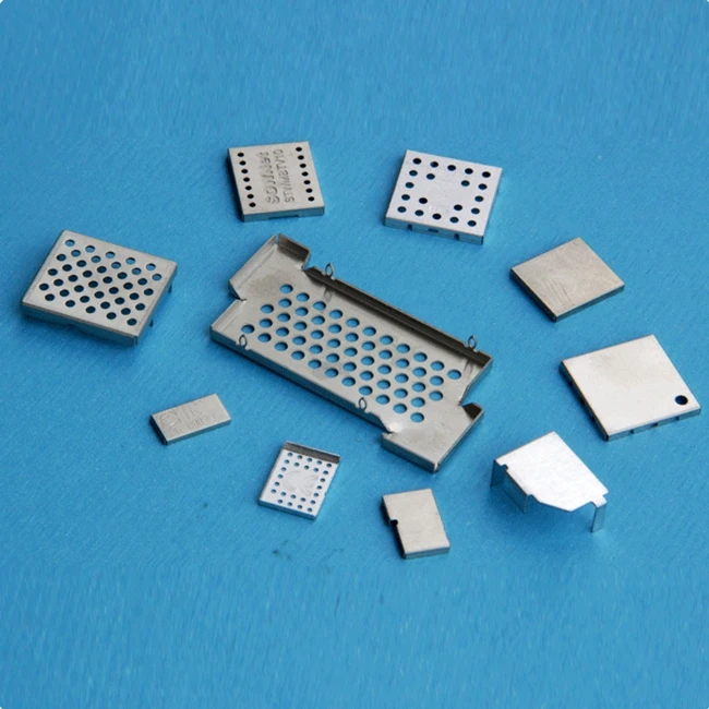 BOSI Custom Metal Stamping RFI RF Magnetic EMI Shielding Can EMC Cover EMI Shield PCB Shield Case