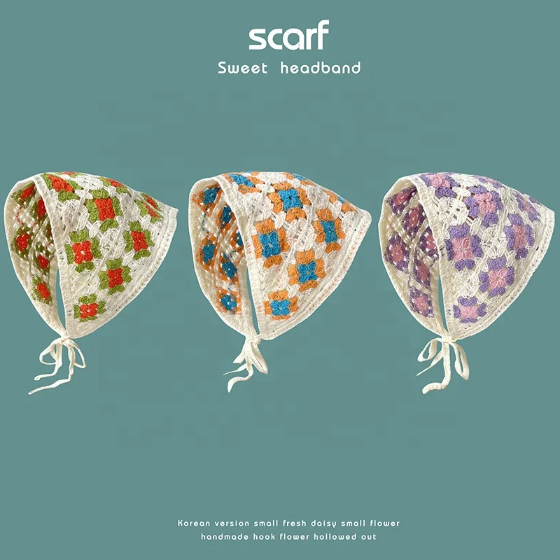 Женский винтажный платок для волос