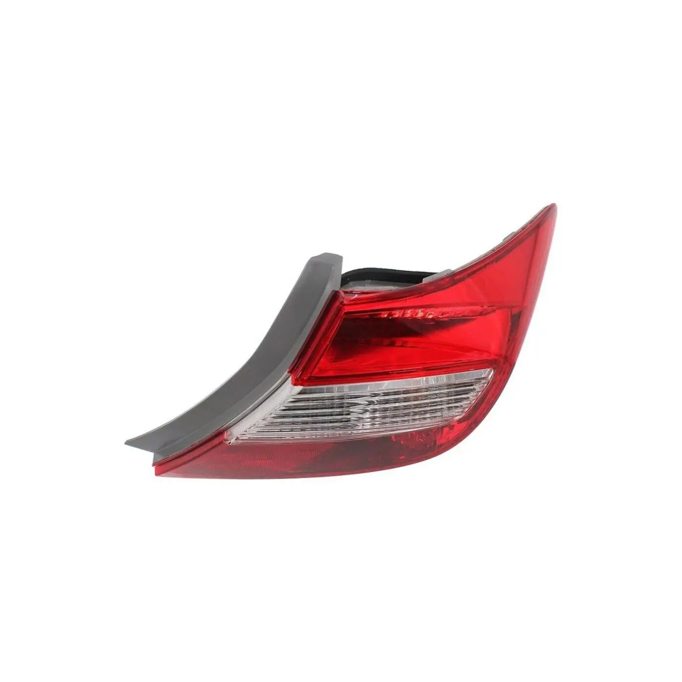 OEM auto parts replacement new wholesale clear red halogen tail light lamps for Honda Civic Sedan 2012 2013 2014