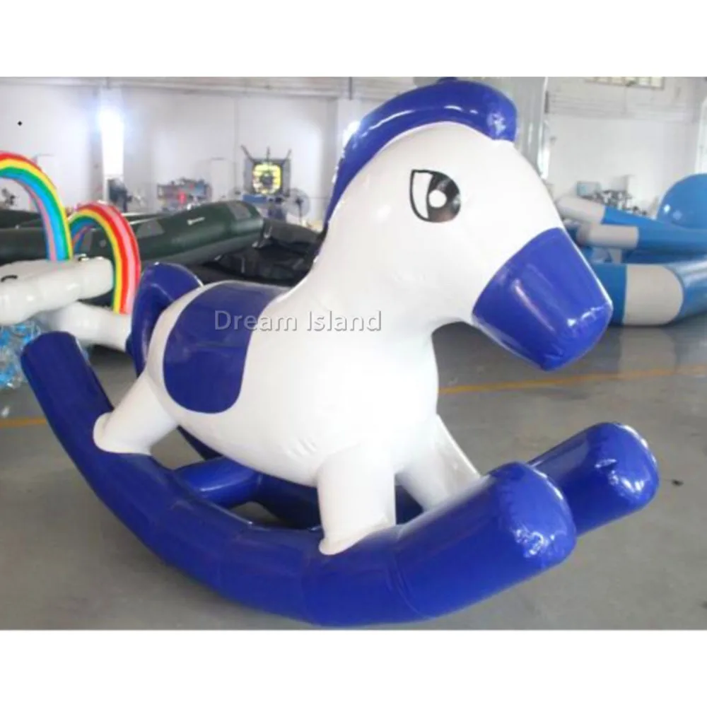Kids amusement park ball pool toys Inflatable hobby horse race