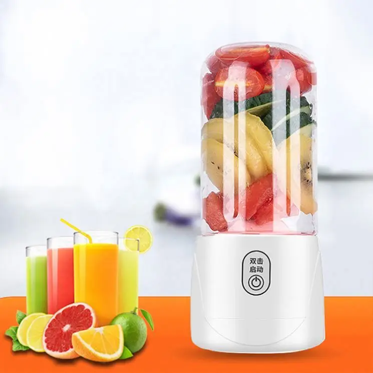 OEM Mixeur 300ml 6 Blade Mini Usb Rechargeable Automatic Smoothie Hand Fruit Juicer Bottle Shaker Portable Blender