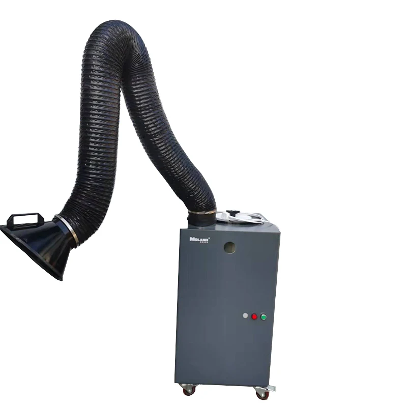 MOLAND 1.1kw Welding Fume Extractor with CE Industrial Dust Collectors with Extraction Arm