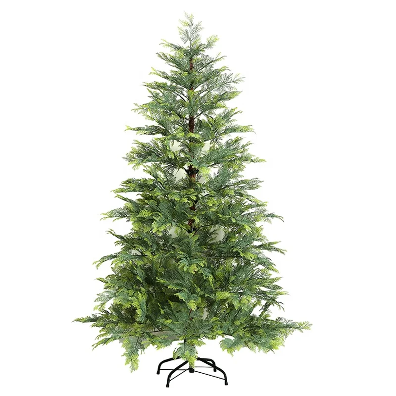 
Amazon new products PE tree 210cm/7FT Full PE Christmas tree Decoration 