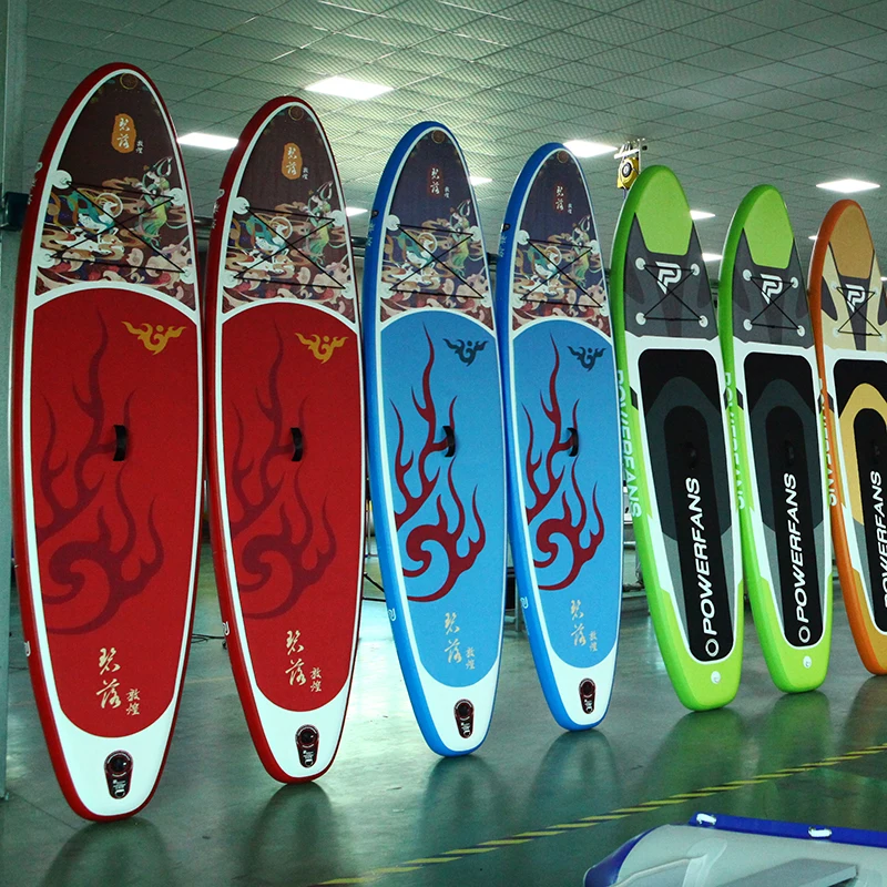Chinese professional manufacture popular custom inflatable paddle board surfboard