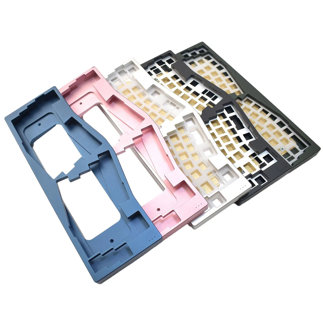 Stainless Steel SUS304 SUS303 Injection Molding 81-Key Mount Mechanical CNC Keyboard Case Kit