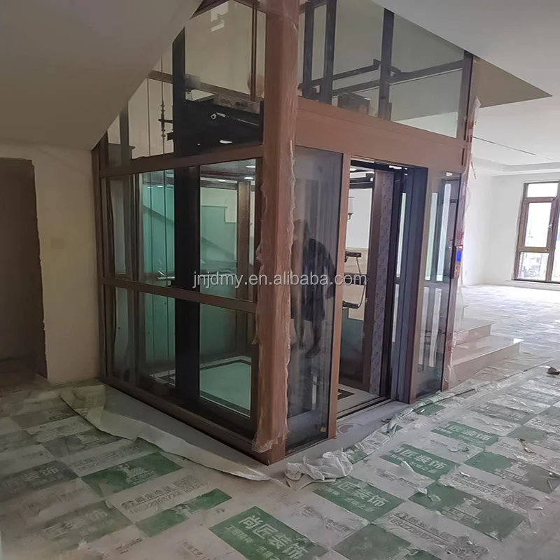 custom round small home elevator for modern popular design style