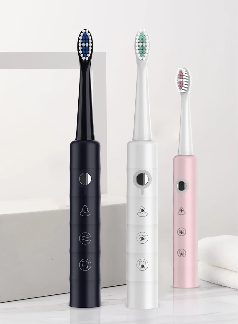 OEM Customized IPX7 Waterproof Charging Ultrasonic Sonic Electric Toothbrush