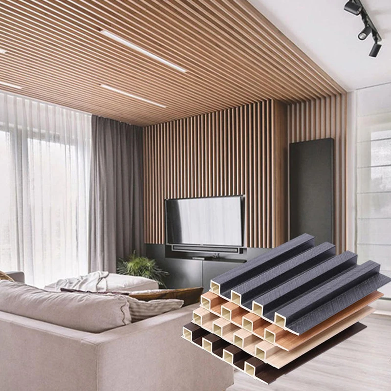 Good Quality Siding Exterior 3d Wall Cladding Panel Waterproof And Fireproof PVC Wood Wall Panels