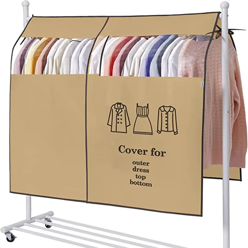 Manufacturers spot encrypted Oxford cloth clothing dust cover floor hanger clothing dust bag stereo dust cover cloth