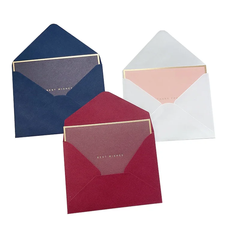 Custom Made White Logo String Tie Cream Color Dl Shipping Pink Paper Envelope