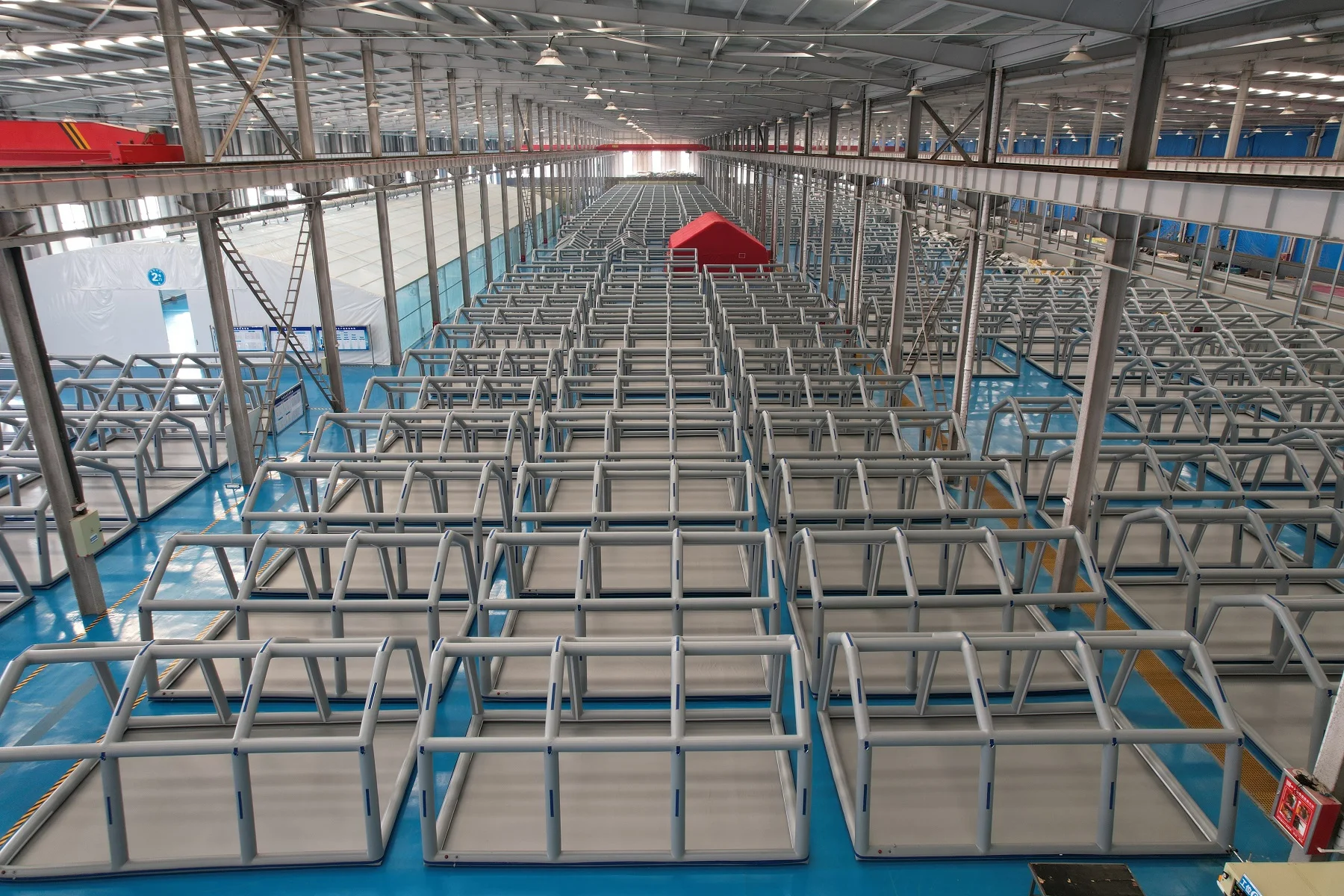 High Quality Oxford Fabric Air Tube Blow Up Tourist House Camping Tent Outdoor Portable Inflatable House Tent