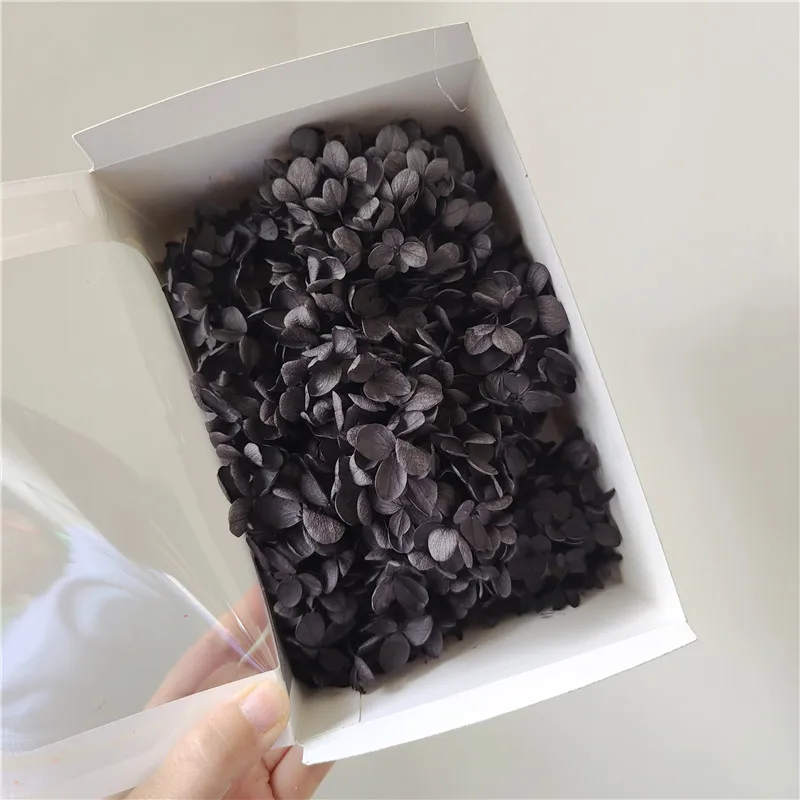 Dried Woody Hydrangea for Christmas Decorations DIY Flower Materials with Drop Glue Accessories Handicrafts