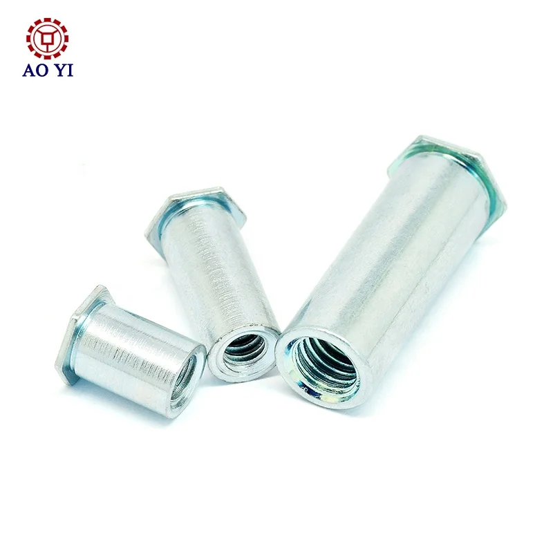 Custom Manufacturer Self-Clinching Standoffs Pressing Rivet Fastener Screw with bright Zinc plating