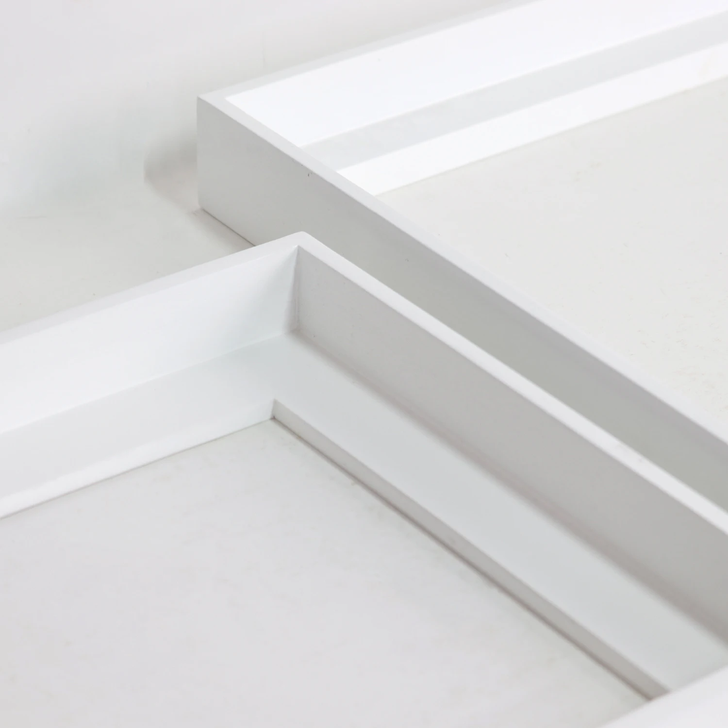 Wholesale Custom size Wooden Canvas Floater Picture Floating photo Frame for motel wall decor