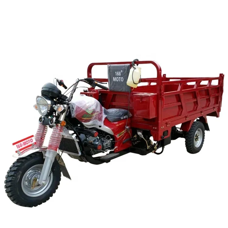 Юго-Восточная Азия газовый Грузовой Трехколесный мотоцикл трехколесный грузовой с гидравлическим саморазряжением